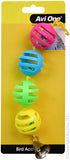 AVI ONE BIRD TOY GEO BALLS WITH BELL