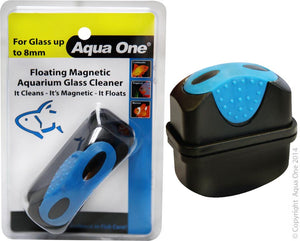 AQUA ONE FLOATING MAGNET CLEANER UP TO 8MM GLASS