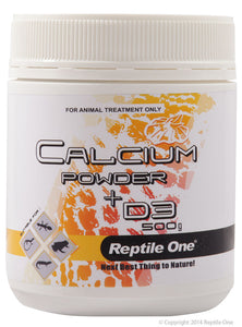 REPTILE ONE CALCIUM POWDER + D3 REPTILE 500G