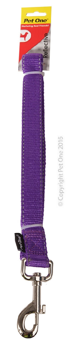 PET ONE LEASH NYLON 120CM 25MM PURPLE