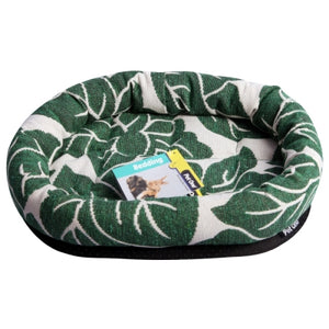 PET ONE BED SML ANIMAL LOUNGER LEAF