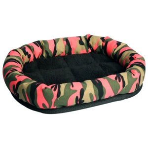 PET ONE BED SML ANIMAL LOUNGER CAMO
