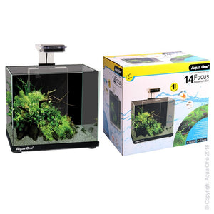 AQUA ONE FOCUS 14 AQUARIUM BLACK