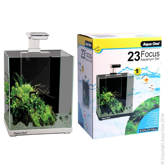 AQUA ONE FOCUS 23 AQUARIUM WHITE