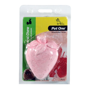 PET ONE SMALL ANIMAL MINERAL CHEW STRAWBERRY
