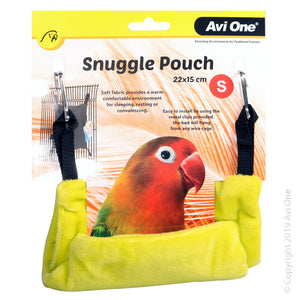 AVI ONE BIRD SNUGGLE POUCH SMALL LIME