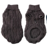 PET ONE DOG JUMPER ICELANDIC 20CM DARK CHARCOAL