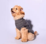 PET ONE DOG COAT KOMFYKNIT JUMPER ICELANDIC 30CM DARK CHARCOAL