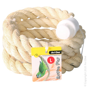 AVI ONE BIRD TOY BOING SISAL ROPE BIRD TOY LARGE