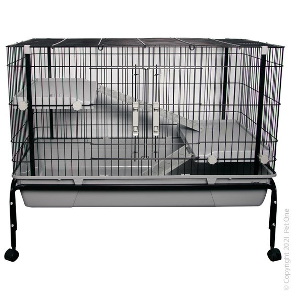 PET ONE SMALL ANIMAL CAGE WITH STAND 82H
