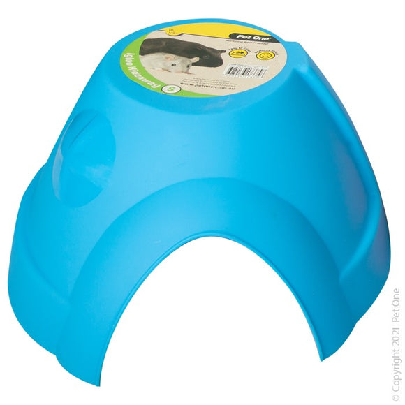 PET ONE IGLOO HIDEAWAY SMALL ANIMAL BLUE SMALL
