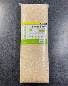 PET ONE SMALL ANIMAL BEDDING SILVER BIRCH SHAVINGS APPLE SCENTED 15.5L (1KG)