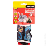 PET ONE SMALL ANIMAL HARNESS VEST SMALL WITH LEAD