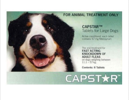 CAPSTAR FOR LARGE DOGS 57MG GREEN