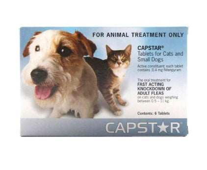 CAPSTAR FOR CATS AND SMALL DOGS 11.4MG BLUE