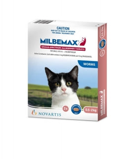 MILBEMAX TASTY 0.5-2KG CAT 2PK