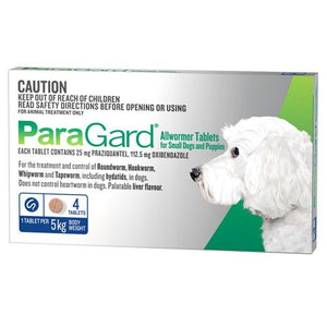 *** CLEARANCE *** PARAGARD SMALL DOG 4 PACK