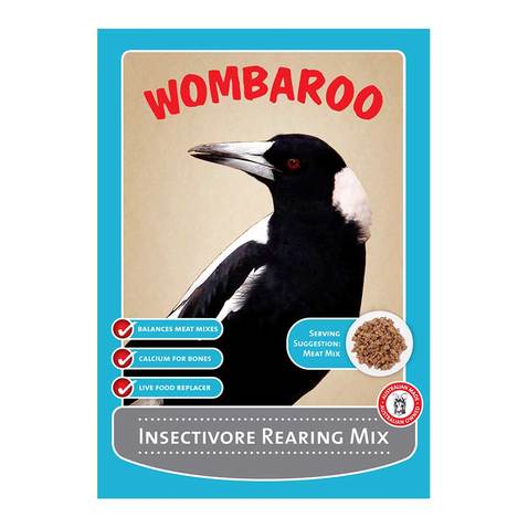 WOMBEROO INSECTIVORE REARING MIX 1KG