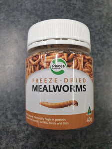 PISCES FREEZEDRIED MEALWORMS JAR 40G