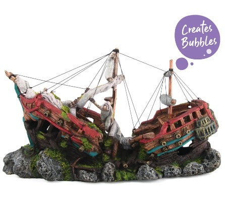 KAZOO ORNAMENT GALLEON WITH CANNONS AND AIR LARGE 59CM