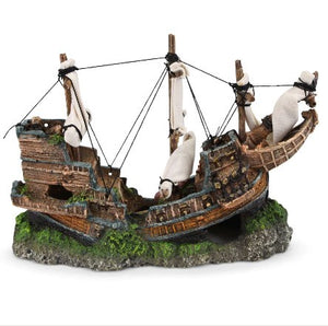 KAZOO SHIPWRECK WITH SAILS MEDIUM