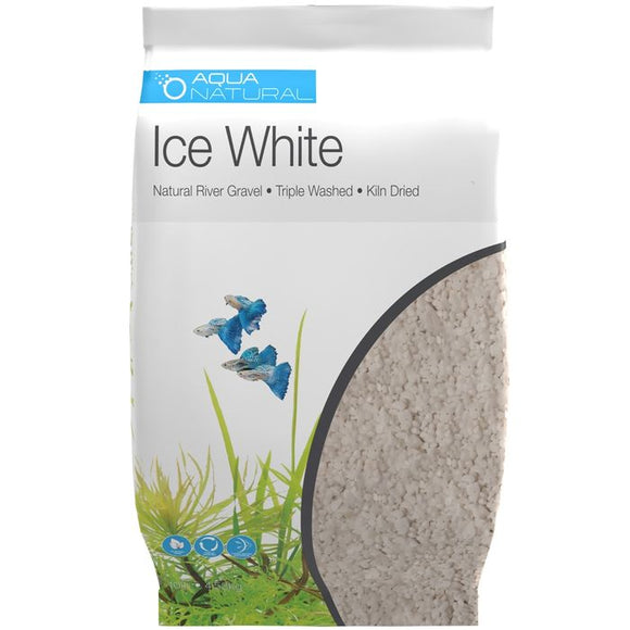 AQUA NATURAL ICE WHITE GRAVEL 4.53KG